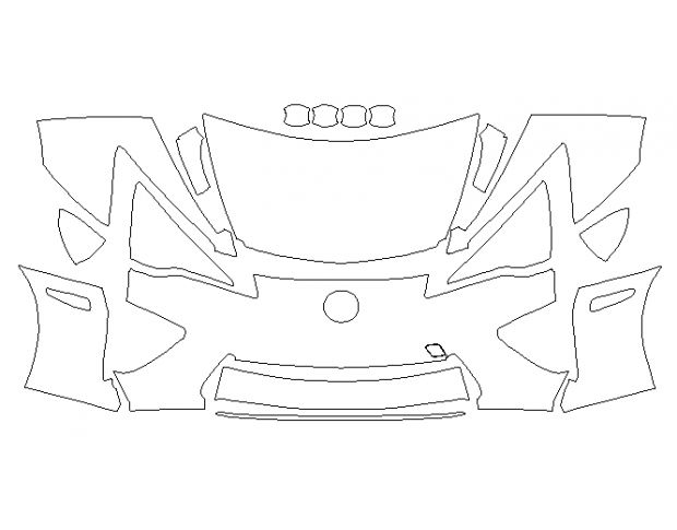 Lexus LFA 2011 Купе Стандартный набор частично LLumar