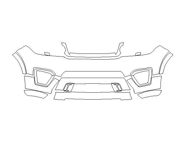 Land Rover Range Rover Sport 2015 Позашляховик Передній бампер Hexis