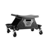 SGCB SGGD290 Pro Heavy Duty Roller Mechanic Creeper Seat - Стілець полірувальника на колесах, з полицею-органайзером