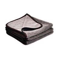 MaxShine Twisted Loop Microfiber Towel - Мікрофібровий рушник з оверлоком, сірий 40 х 40 cm