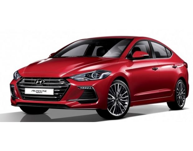 Hyundai Elantra Sport 2017 Седан Передний бампер LEGEND