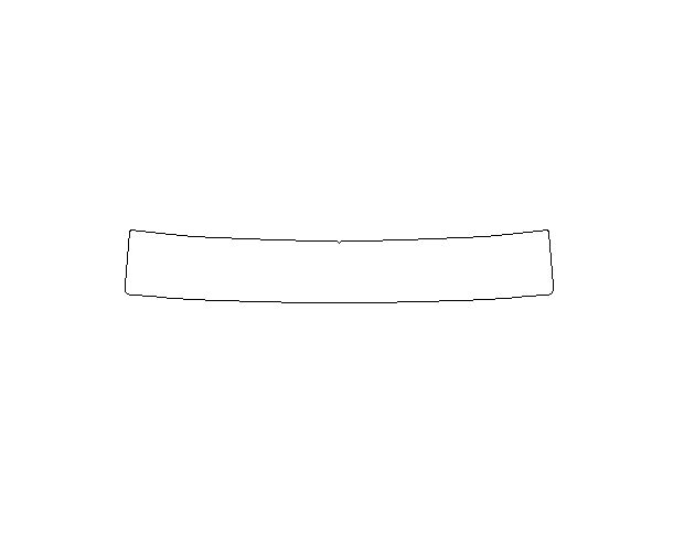 Lexus LS 460 2013 Седан Полка заднего бампера Hexis
