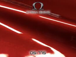 Omega Skinz OS-775 Vamp Me - Яскраво-червона глянцева плівка 1.524 m