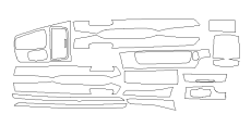 Комплект викрійок для салону BMW 7 2012-2014  /assets/images/items/5296/0367703001652271639.png