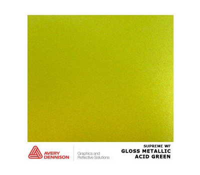 Avery Dennison Acid Green Metallic BJ1090001 Gloss 1.524 m