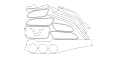 Комплект викрійок для салону MERCEDES-BENZ CLA 2016  /assets/images/items/5634/0155325001657803374.png