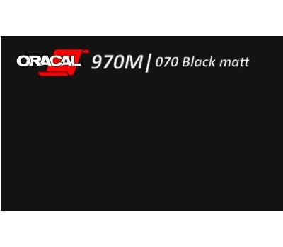 Oracal 970 Black Matt 070 1.524 m