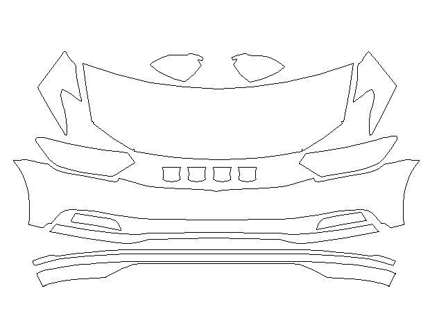 Volkswagen Passat 2015 Седан Стандартний набір частково Hexis