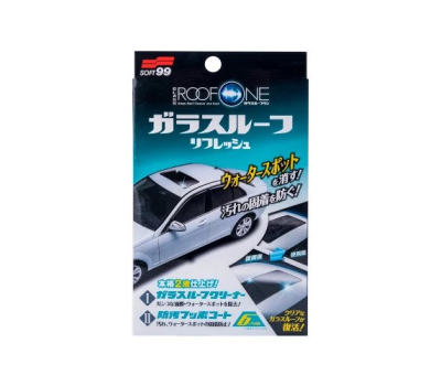 Soft99 Glass Roof Cleaner & Coat - Очищувач та захисник панорамного даху, 60 ml