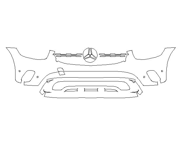 Mercedes-Benz GLC-Class 2019 Внедорожник Передний бампер LEGEND