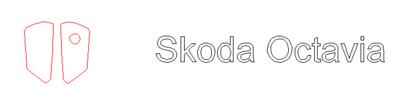 Викрійка для ключа SKODA OCTAVIA