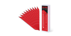 FOSHIO Carbon Steel 30° Red Blades - Сегментні леза (50 шт.)  /assets/images/items/8992/0130633001732807536.jpg