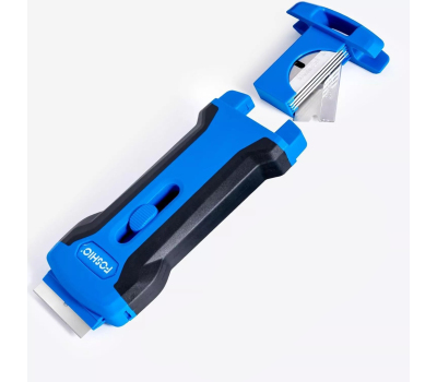 FOSHIO Scraper With Blades Storage - Cкребок пластиковий з контейнером для лез