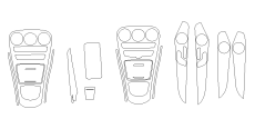 Комплект викрійок для салону MERCEDES-BENZ AMG C 63 4 DOOR 2019  /assets/images/items/5623/0231373001657798593.png