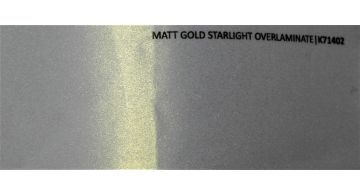 KPMF K71402 Matt Gold Starlight Overlaminate 1.524 m
