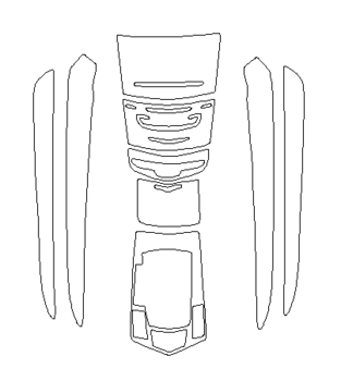 Комплект викрійок для салону CADILLAC SRX 2013