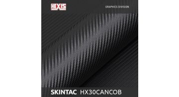 Hexis HX30CANPEB Skintac Raven Black Carbon Matte 1.524 m