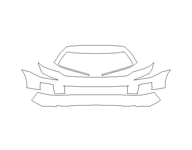 Toyota Sequoia 2008 Позашляховик Передній бампер Hexis