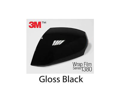 3M 1380 G12 Gloss Black 1.524 m