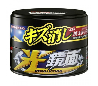 Soft99 Scratch Clear Wax Mirror Finish Black - Віск від подряпин для темних автомобілів, 200 g