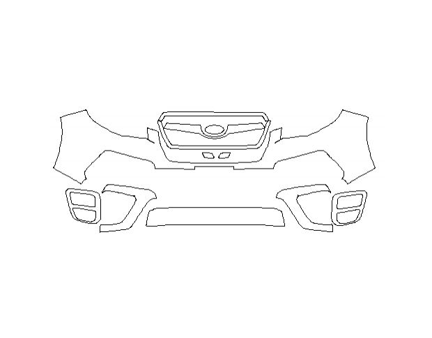 Subaru Forester 2018 Позашляховик Передній бампер LLumar