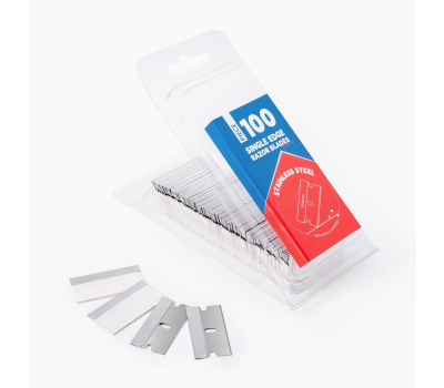 FOSHIO Single Edge Razor Blades - Леза для скребка (100 шт)