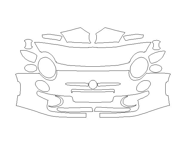 FIAT 500 Lounge Pop 2011 Купе Стандартний набір частково Hexis