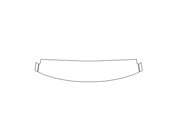 Lexus RX 350 2016 Внедорожник Передняя часть крыши Hexis