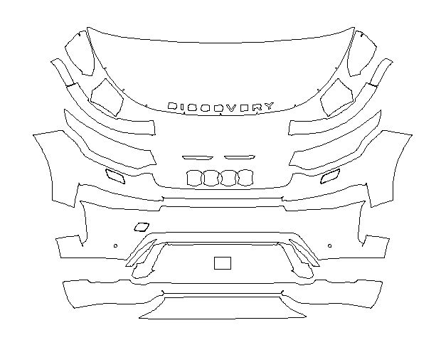 Land Rover Discovery Sport Dynamic 2019 Внедорожник Стандартный набор частично LLumar