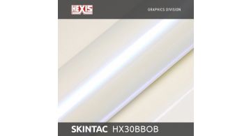 Hexis HX30BBOB Skintac Pearl Boreal White Gloss 1.524 m