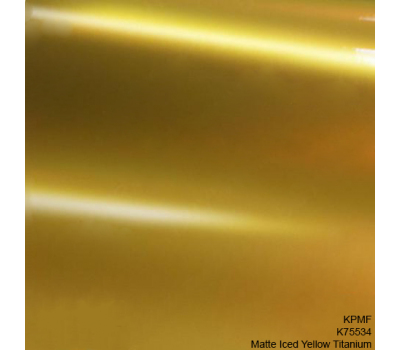 KPMF K75534 Matt Iced Yellow Titanium 1.524 m
