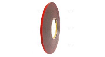 Клеевая лента черная, двухсторонний скотч 3М РТ 1100 6 mm*66 m