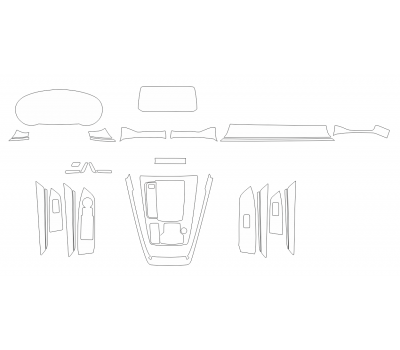 Комплект викрійок для салону MAZDA CX-8 2019