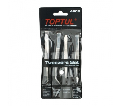 Toptul Tweezers Set JGAA0401