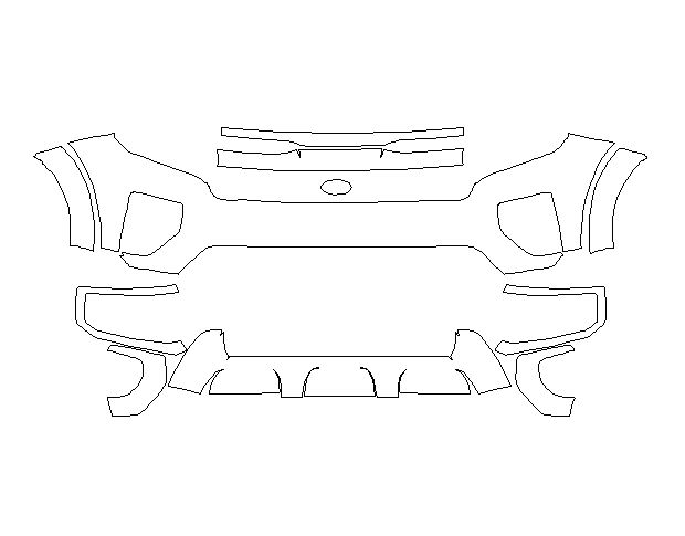 KIA Mohave 2020 Позашляховик Передній бампер LLumar