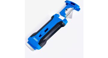 FOSHIO Scraper With Blades Storage - Cкребок пластиковый с контейнером для лезвий