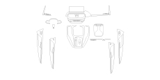 Комплект викрійок для салону BMW X3 2023 -  /assets/images/items/6325/0220380001712151084.jpg