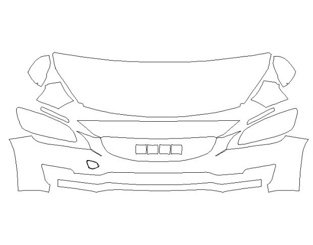 Volvo S60 2014 Седан Стандартний набір частково LLumar