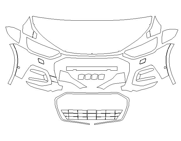 Audi Q5 2021 Позашляховик Стандартний набір частково LLumar