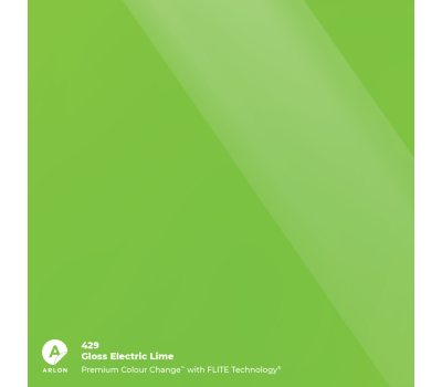 Arlon Gloss Electric Lime 429 1.524 m