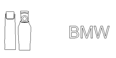 Викрійка для ключа BMW