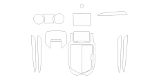 Комплект викрійок для салону MASERATI LEVANTE 2016  /assets/images/items/5478/0753442001656062842.png