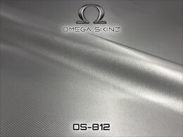 Omega Skinz OS-812 Carbon Silver - Матова срібляста карбонова плівка 1.524 m