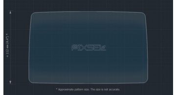 Захисне скло Pixsel на монітор MAZDA 3 - 8.4“ 2016 - 2018 (гібридне глянець)