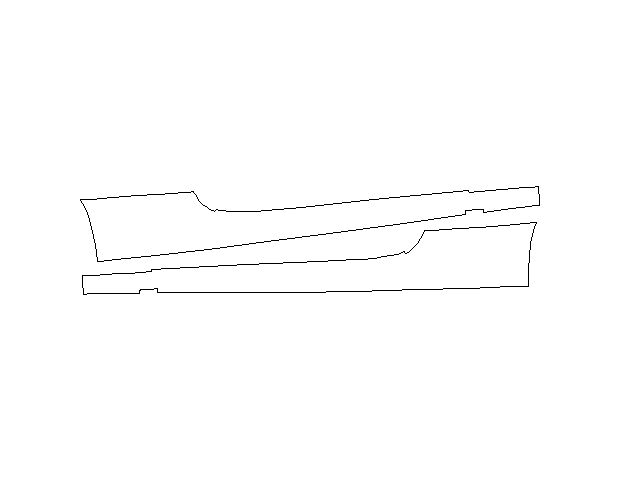 Mercedes-Benz C-Class 300 2019 Купе Наружные пороги LLumar