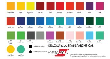 Oracal 8300 033 Red Orange 1.0 m