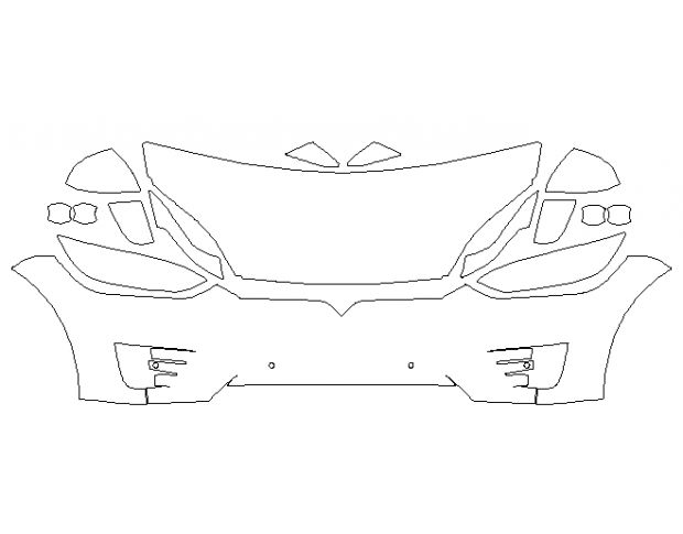 Tesla Model X 2016 Позашляховик Стандартний набір частково LLumar