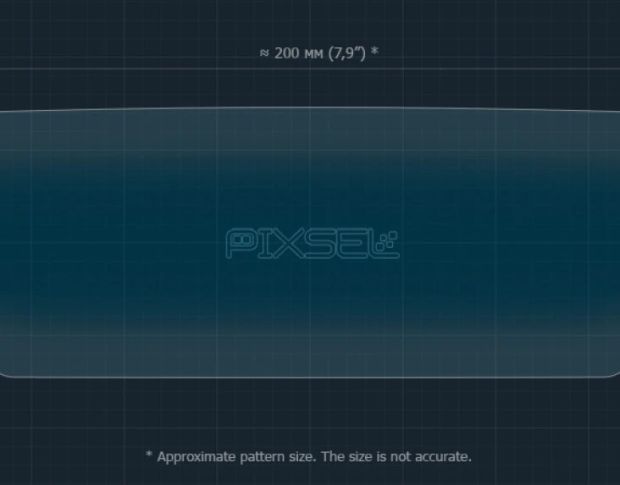 Защитное стекло Pixsel на спидометр гидроцикла BRP SEA-DOO RXT-X 325 2024 7.8“ (гибридное глянец)