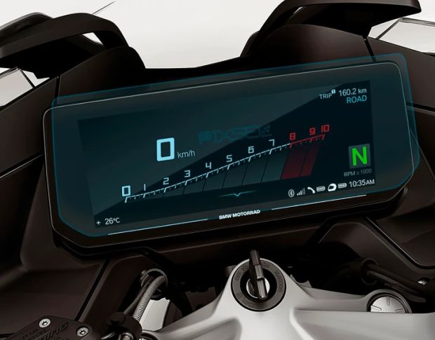 Захисне скло Pixsel на спідометр мотоцикла BMW R1250 RT 2025 13“ (гібридне мат)