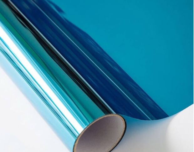 Solar Screen Light Blue 80 C - Тонувальна автомобільна дзеркальна блакитна плівка, 1.52 m